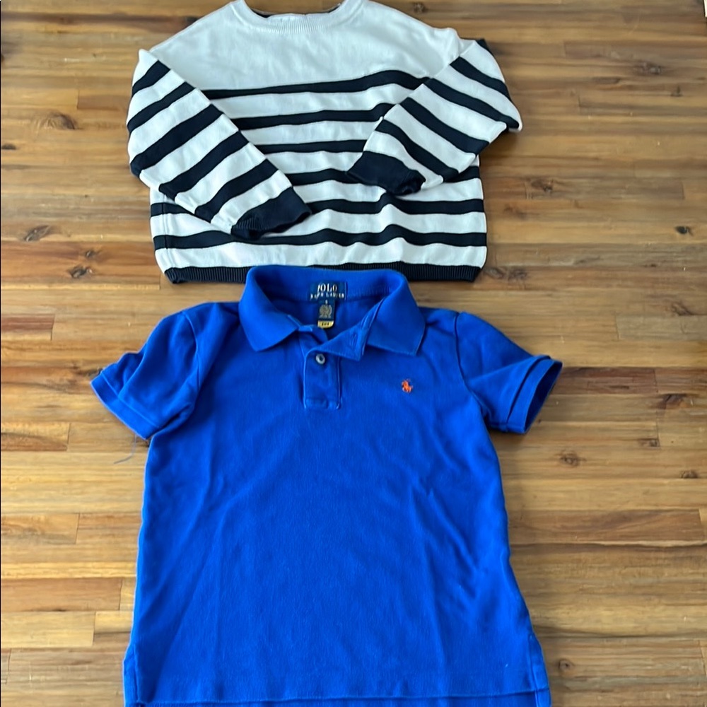 Boys Polo by Ralph Lauren Blue Polo Shirt Zara sweater